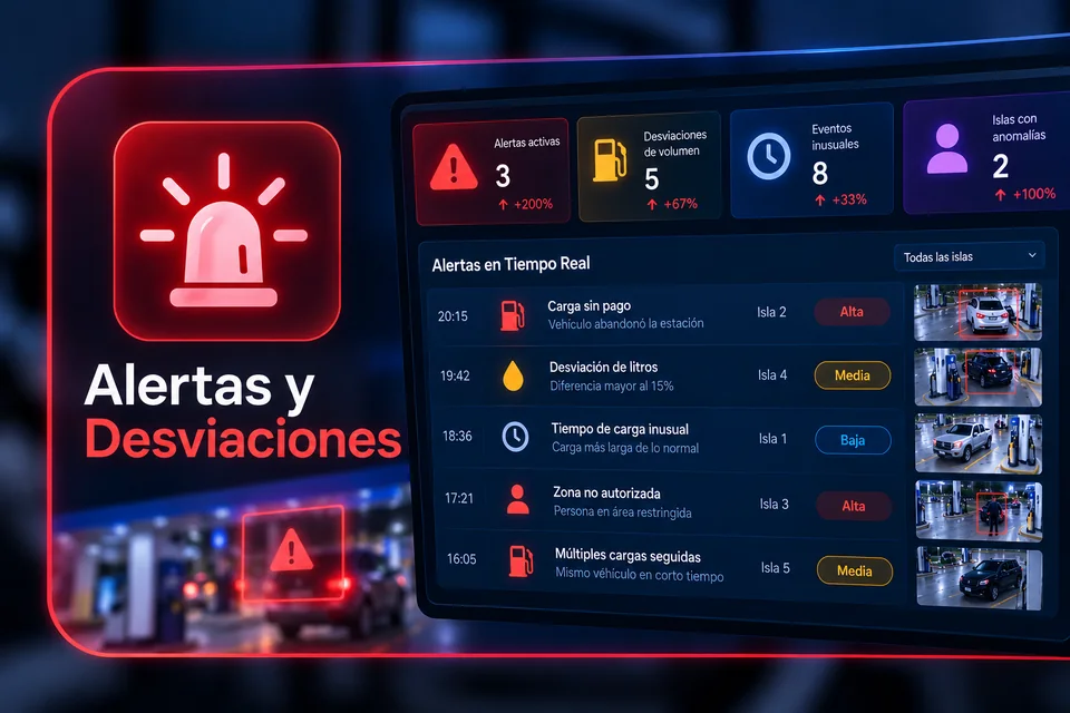 Indicadores y estado de una isla de ejemplo