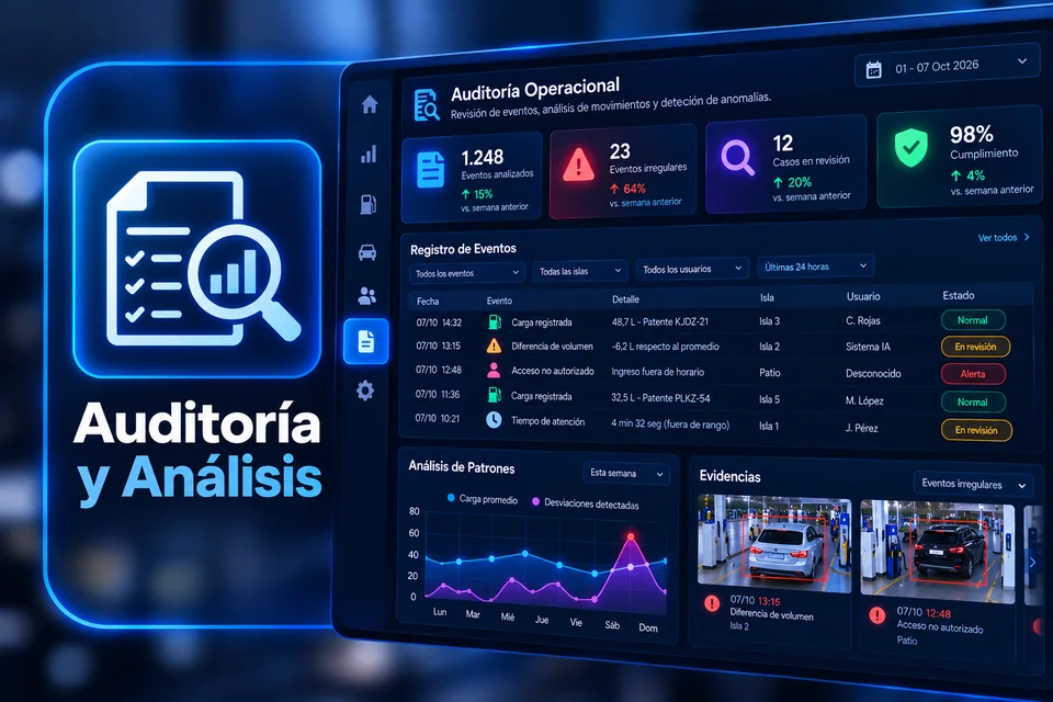 Persona analizando información en un monitor